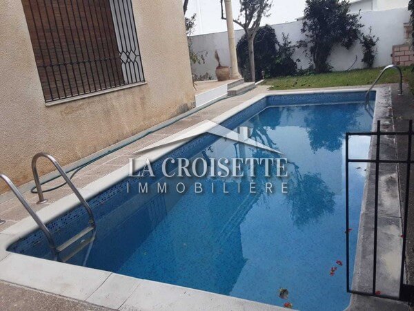 Villa meublée S+4 à La Marsa